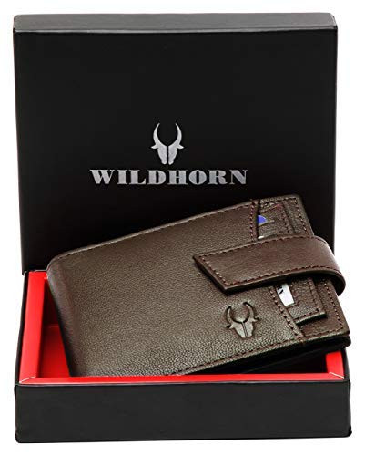 WildHorn Brown Leather Wallet for Men