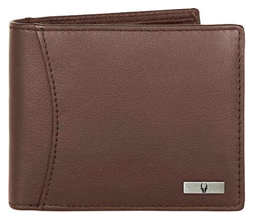 WildHorn Classic Leather Wallet for Men (Walnut)