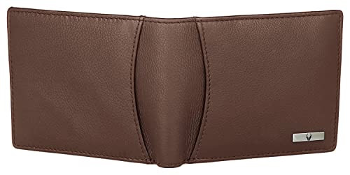 WildHorn Classic Leather Wallet for Men (Walnut)