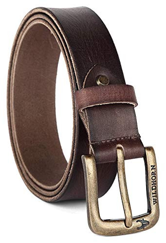WildHorn Gift Hamper for Men I Leather Wallet & Belt Combo Gift Set I Gift for Friend, Boyfriend,Husband,Father, Son etc (New Blue Hunter)