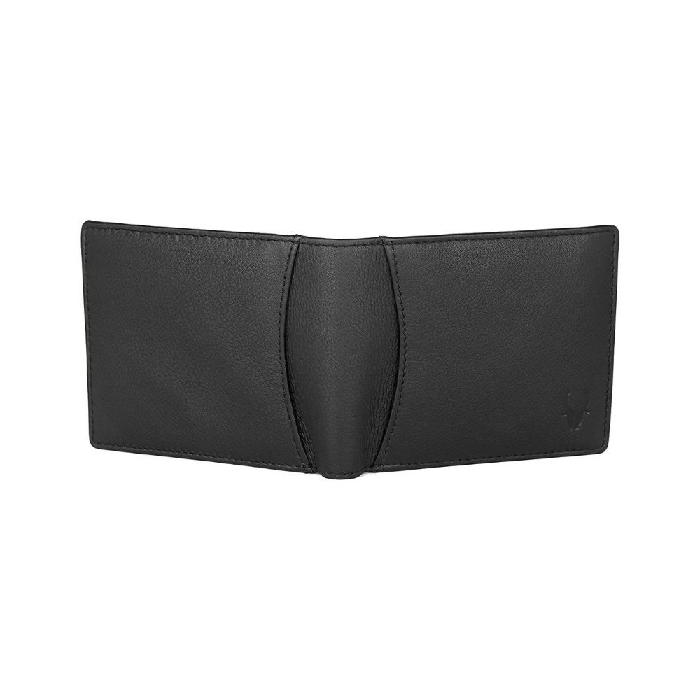 WildHorn India Matte Black Leather Men's RFID Wallet (WH1173)