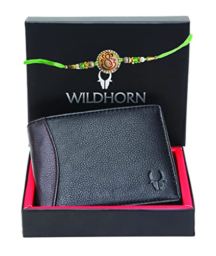 WildHorn Leather Men Wallet(black)