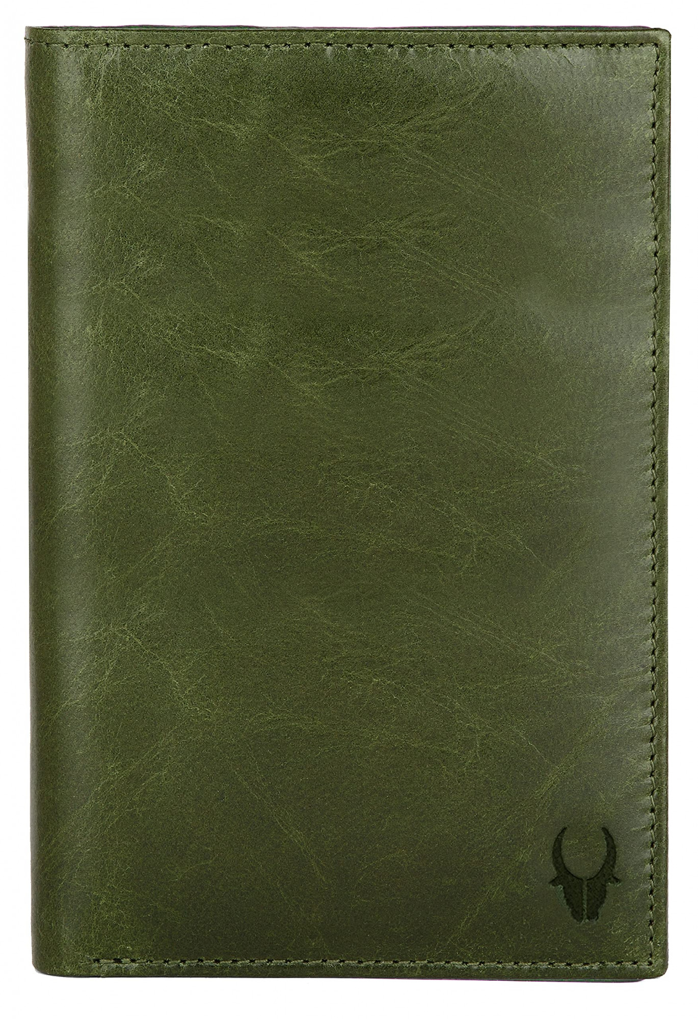 WildHorn Leather Passport Holder for Men & Women (Green)