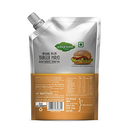 Wingreens Farms Burger Mayo, 450 g