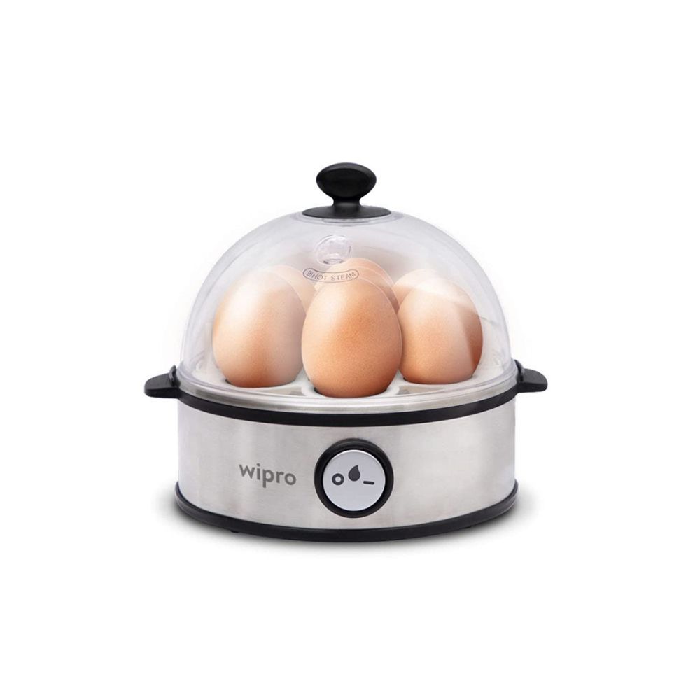Wipro Vesta Electric Egg Boiler 360 Watts 3 Boiling Modes Stainless Steel Body and Heating Plate