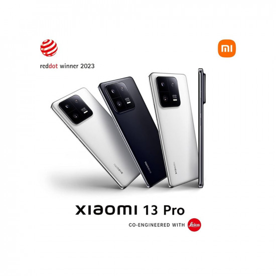 Xiaomi 13 Pro (Ceramic Black, 12GB RAM 256GB Storage) | Leica Professional 50MP Triple Camera | Biggest Camera Sensor 1