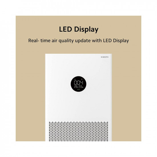 Xiaomi Smart Air Purifier 4 Lite, Xiaomi’s High Efficiency Filter, removes 99.97% airpollutants, bacteria & viruses and odor, Large coverage area up to 462 sq. ft, App, Wi-Fi & Voice control-Alexa/GA