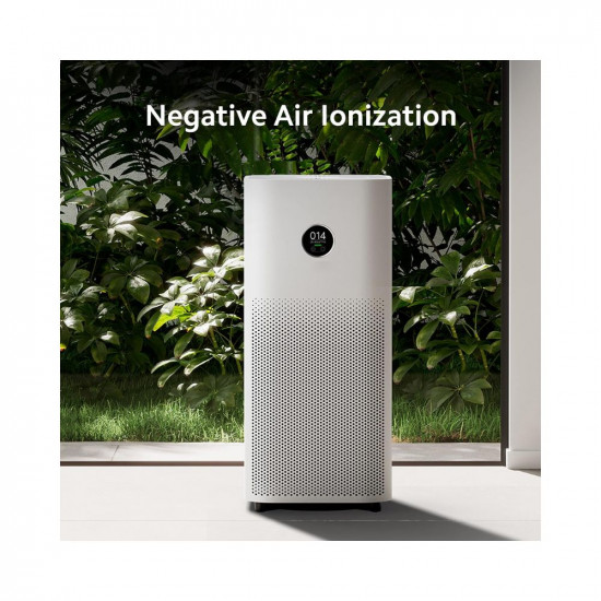 Xiaomi Smart Air Purifier 4 with Ioniser  Laser Sensor True 3 layer Hepa filter removes 9999 airpollutants  PM 01 particles 516 sqft large coverage App WiFi  Voice control-AlexaGA