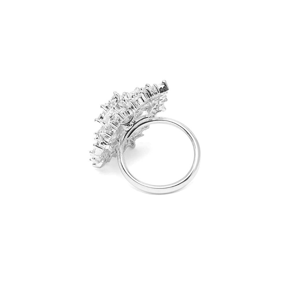 Female Classic American Diamond Stone Ring at Rs 550/piece in Jaipur | ID:  19711418712