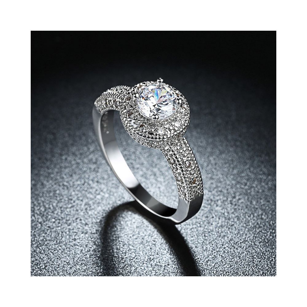 Buy Elegant Flower Design Gold Plated Plain Gold Ring Design Ladies Ring  Online