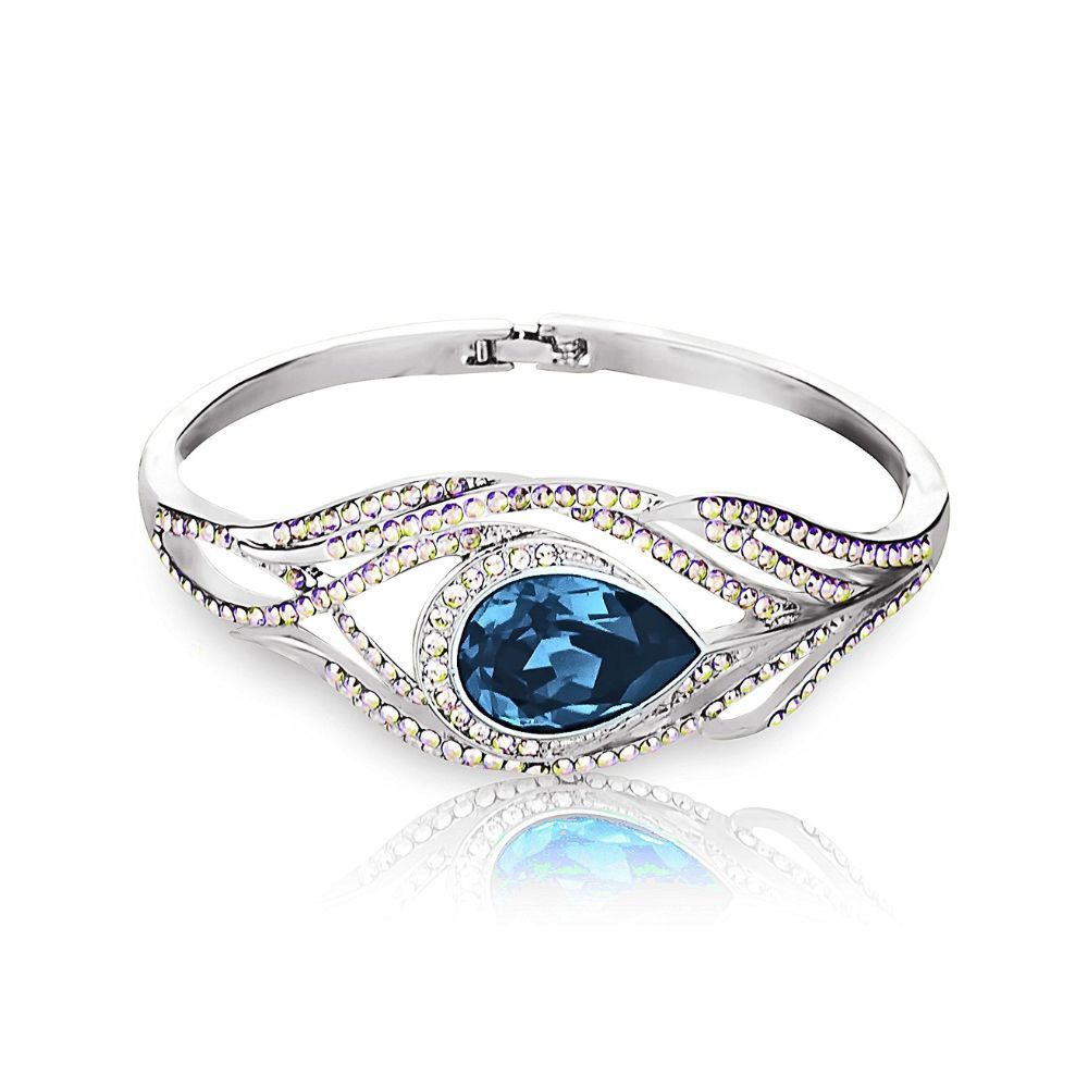 YouBella Fashion Jewellery Crystal Bracelets Bangle For Women and Girls