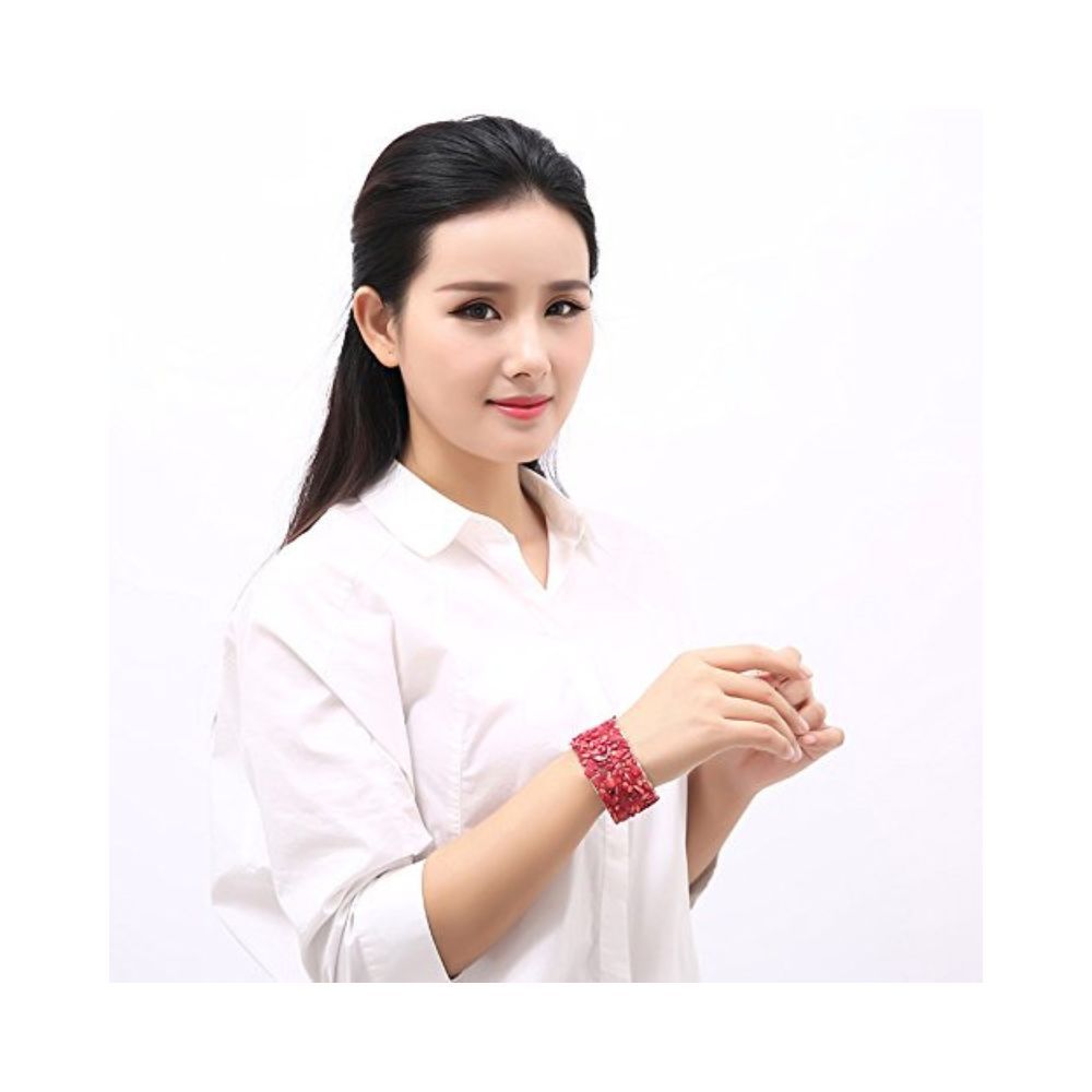 YouBella Jewellery Crystal Beads Studded Bangle Kada Bracelet for Girls and Women