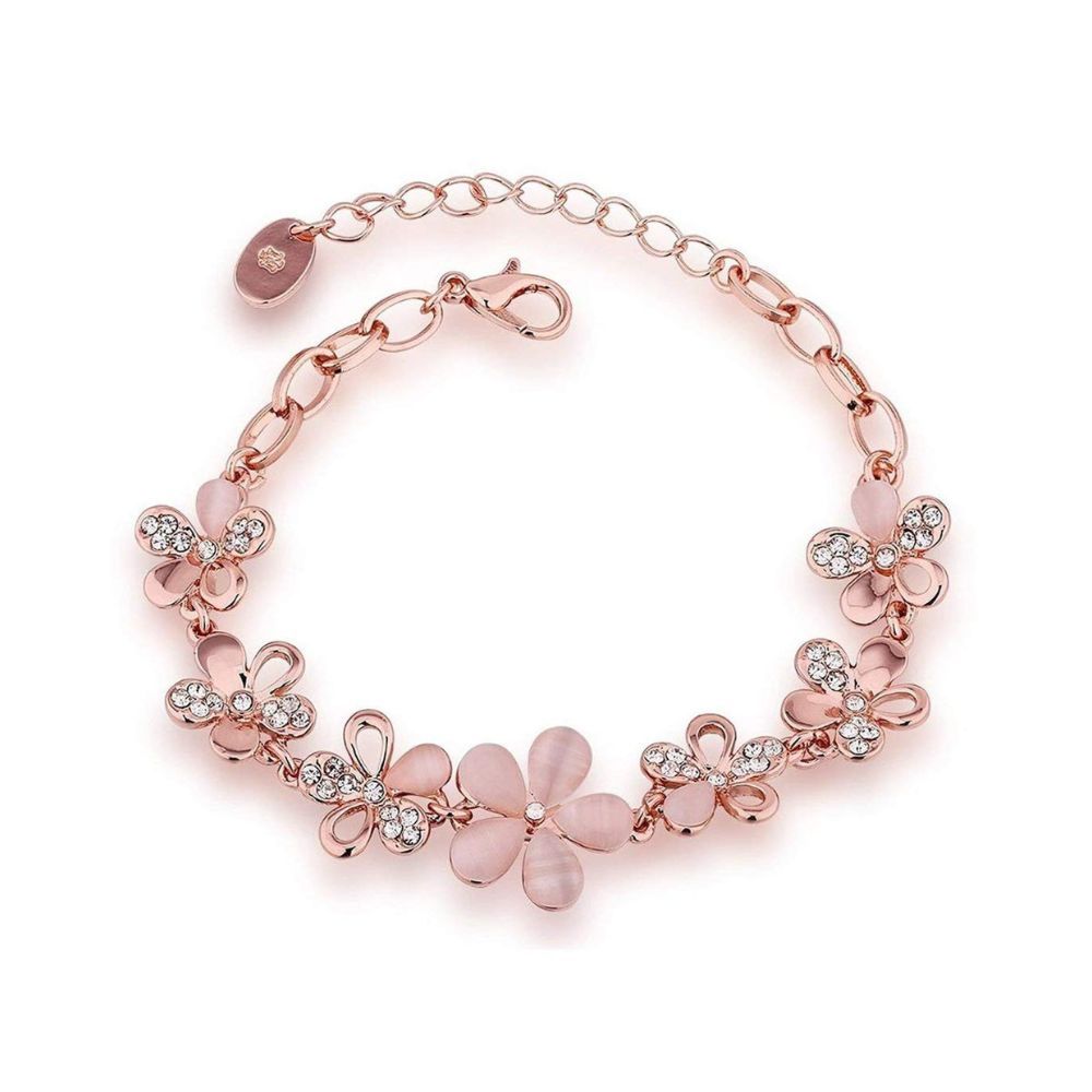 YouBella Jewellery Designer Crystal Combo of Bracelets for Women Stylish Bangles Jewellery for Girls and Women