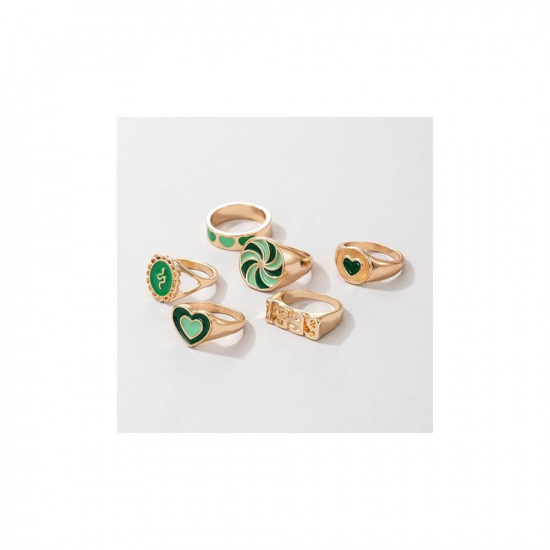 Buy YouBella Jewellery Gold and Silver Plated Combo of 4 Rings for Girls  and Women (Multicolor) (YBRG_20166) Online at Best Prices in India -  JioMart.