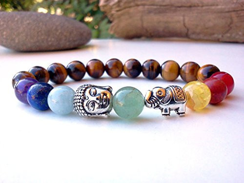 Amazon.com: Stack of 7 Chakra Bracelets,Buddha Mala,Yoga Healing Balance,  Mediation Reiki,Zen Boho Bracelet : Handmade Products