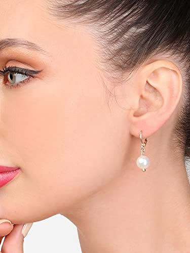Buy Zaveri Pearls Pearl Ruby Dangle Drop Earrings - ZPFK1194 Online @ ₹366  from ShopClues