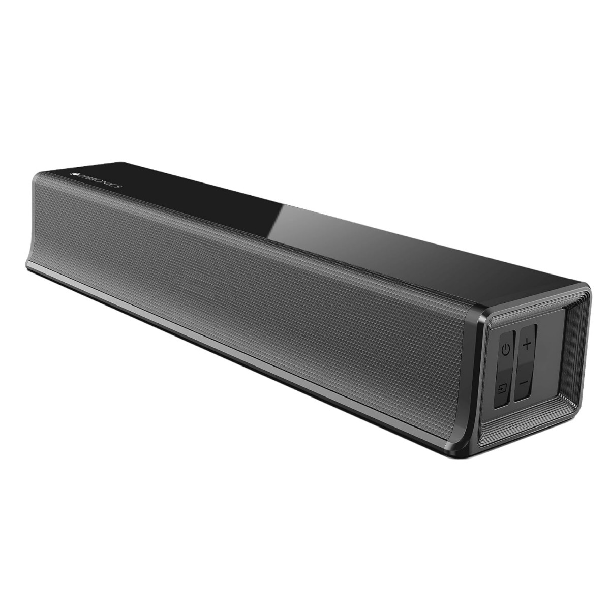 ZEBRONICS Juke BAR 1500 20W Output Wireless Portable Mini soundbar Built-in Rechargeable Battery Bluetooth 50 mSD AUX LED Indicator and Glossy Finish