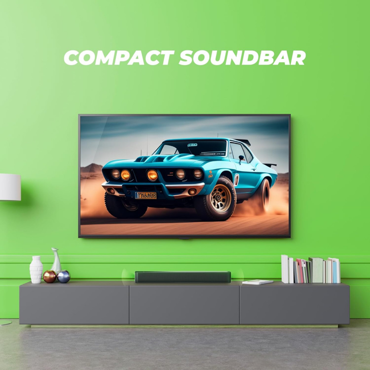 ZEBRONICS Juke BAR 2601 60W Output Powerful soundbar Bluetooth 50 HDMI ARC USB Retro Style Volume Controller Remote Control and LED Indicator