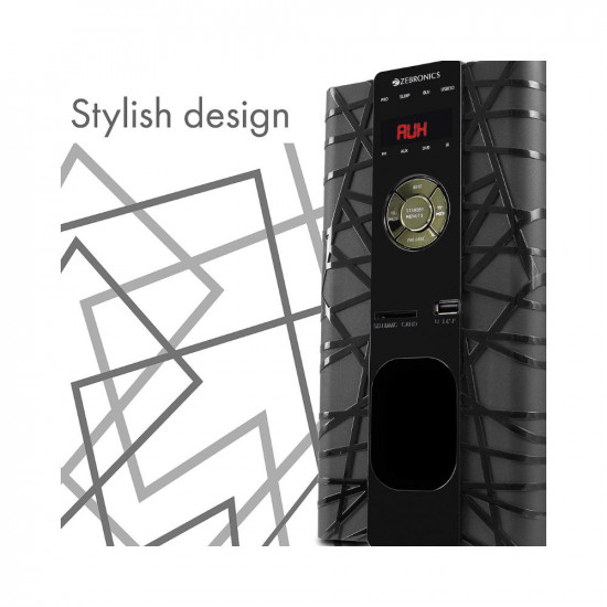 ZEBRONICS ZEB-BT6590RUCF Wireless Bluetooth Multimedia Speaker with Supporting SD Card USB AUX FM  Remote Control 65 Watt 51 Channel