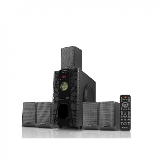 ZEBRONICS ZEB-BT6590RUCF Wireless Bluetooth Multimedia Speaker with Supporting SD Card USB AUX FM  Remote Control 65 Watt 51 Channel