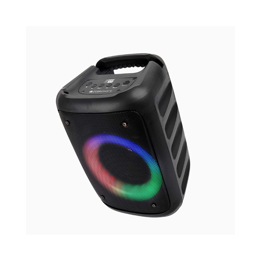 Zebronics Zeb Buddy 100 15 W Bluetooth Party Speaker (Black, Mono Channel)