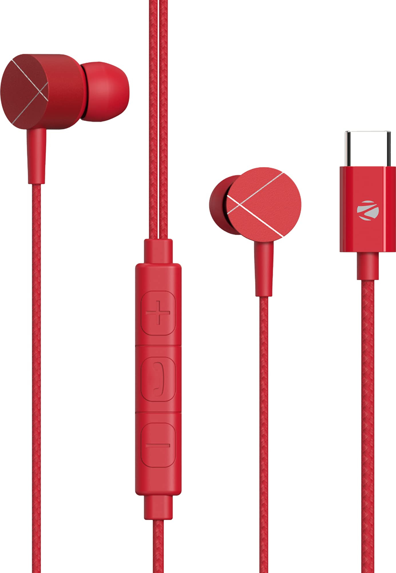 ZEBRONICS Zeb Buds C2 in Ear Type C Wired Earphones with Mic