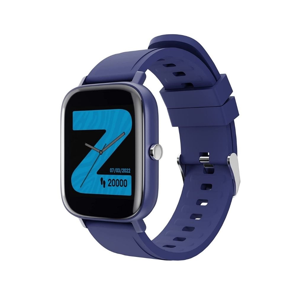 Zebronics ZEB-FIT280CH Smart Watch with Screen Size 3.55cm (1.39inch) 12 Sports Modes, IP68 Waterproof - (Blue)