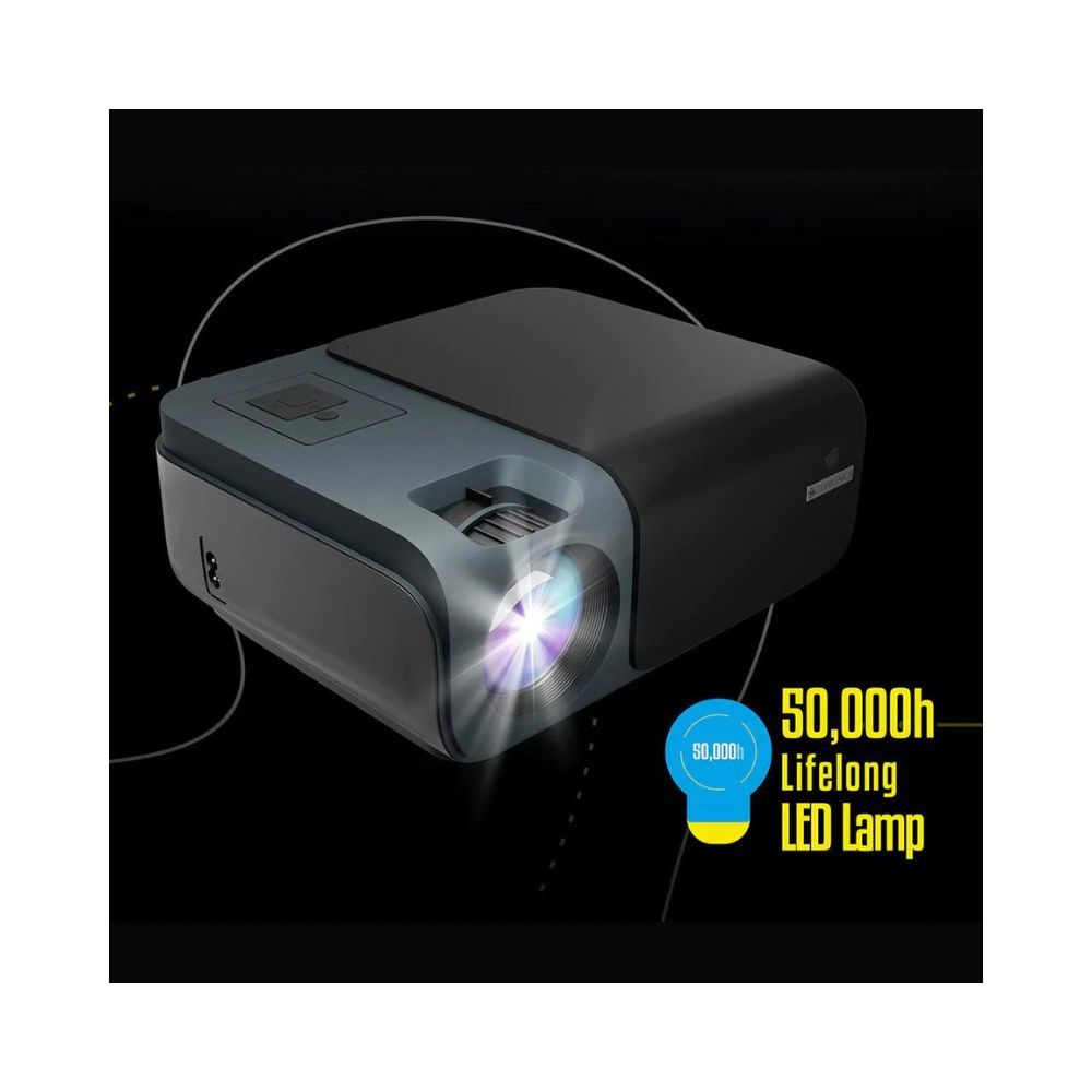 ZEBRONICS ZEB-LP3500 3800 lm  2 Speaker Portable Projector Black