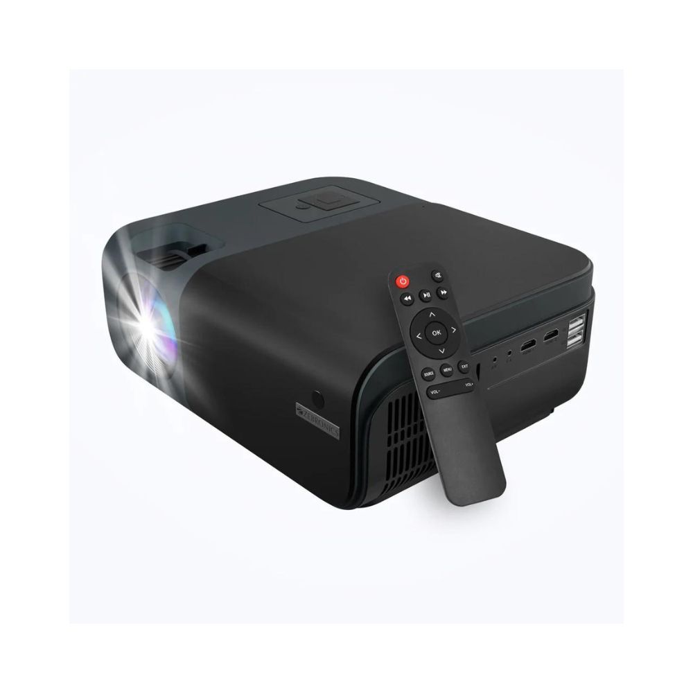 ZEBRONICS ZEB-LP3500 (3800 lm / 2 Speaker) Portable Projector (Black)