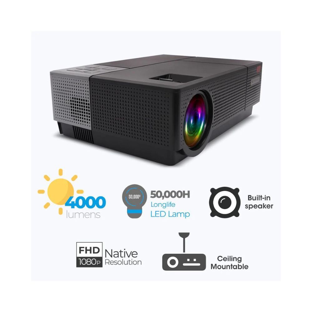 Zebronics ZEB-LP4000FHD Full HD Home Theatre Projector