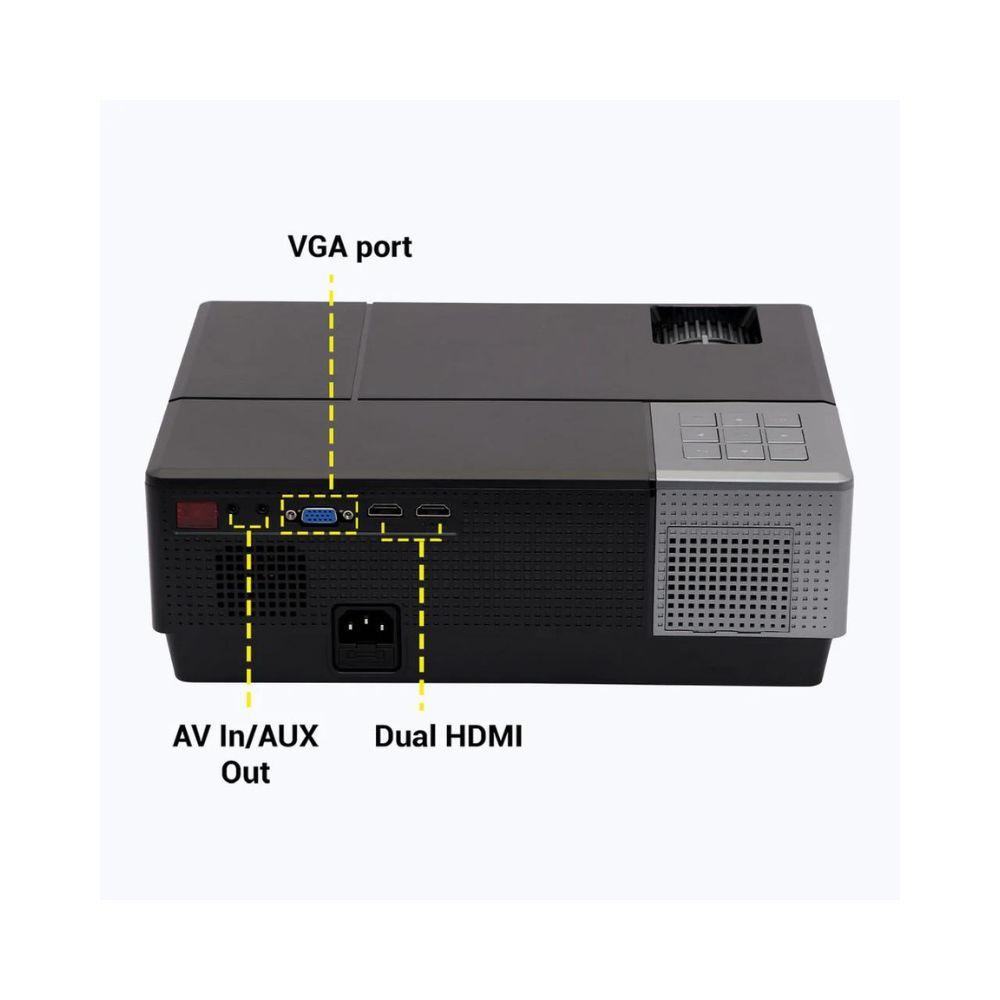 Zebronics ZEB-LP4000FHD Full HD Home Theatre Projector