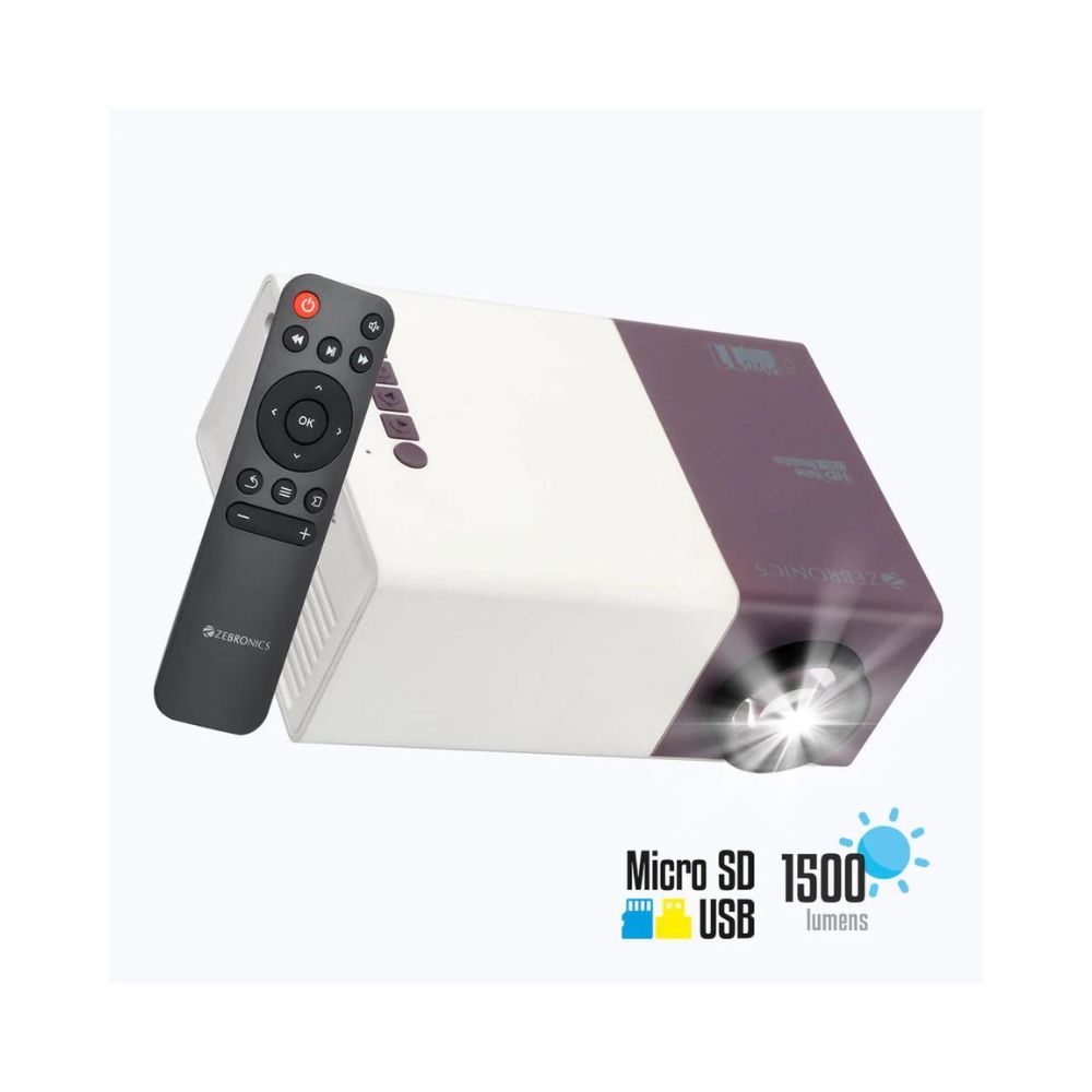 ZEBRONICS Zeb-PIXAPLAY 11 Portable LED Projector