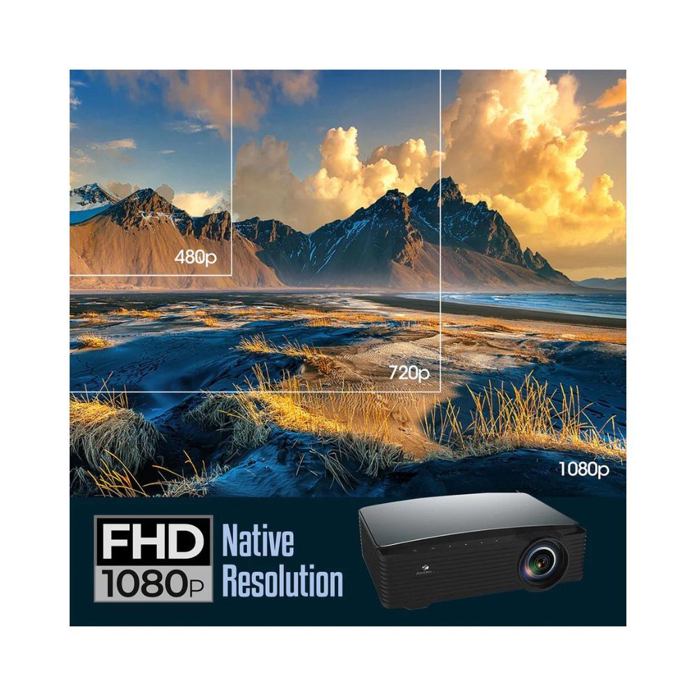 ZEBRONICS Zeb-PIXAPLAY 16 Android Smart LED Projector