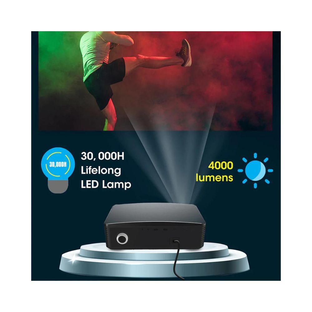 ZEBRONICS Zeb-PIXAPLAY 16 Android Smart LED Projector