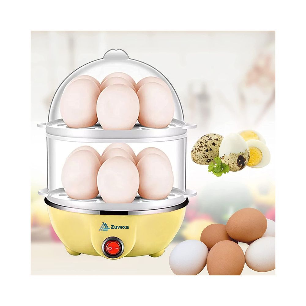Zuvexa Egg Boiler Poacher Automatic Off Steaming