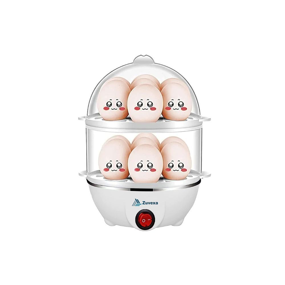 Zuvexa Egg Boiler Poacher Automatic Off Steaming